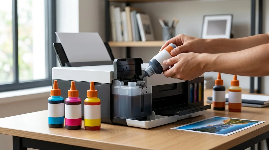Printer met inkttank: hoe werkt navulinkt?