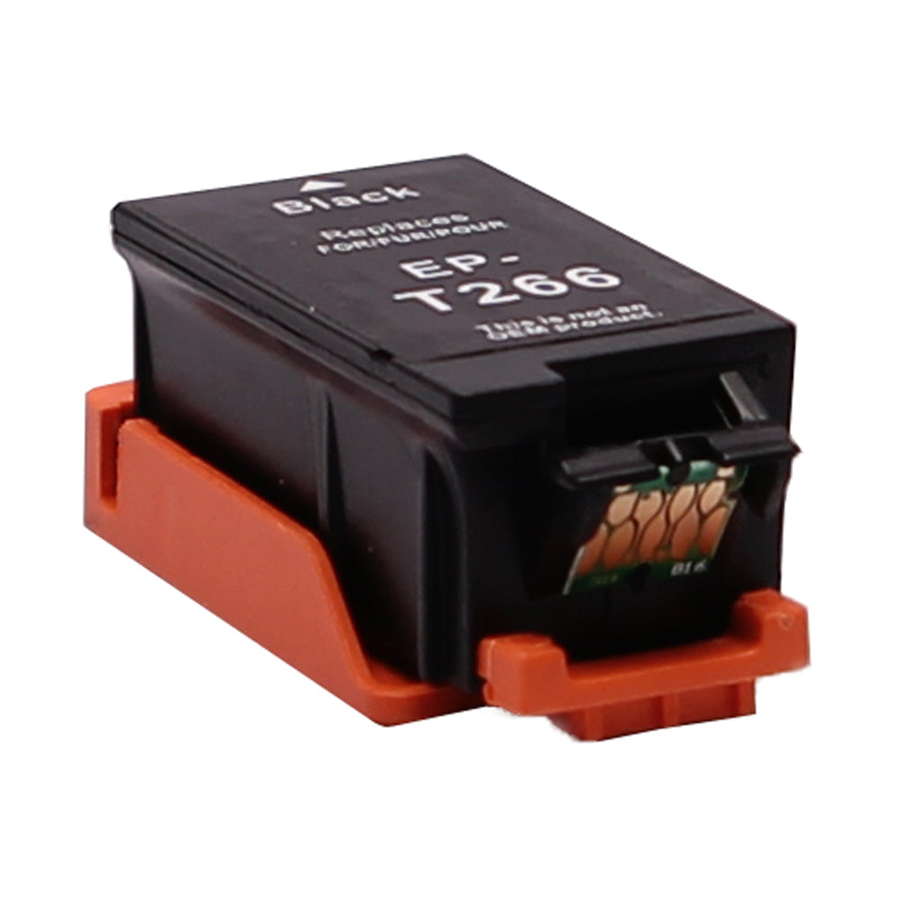 Epson T266 cartridge zwart - Zwart