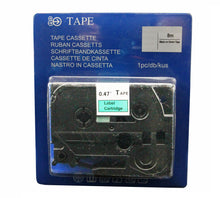 Brother TZE731 labeltape groen - Meerkleurig