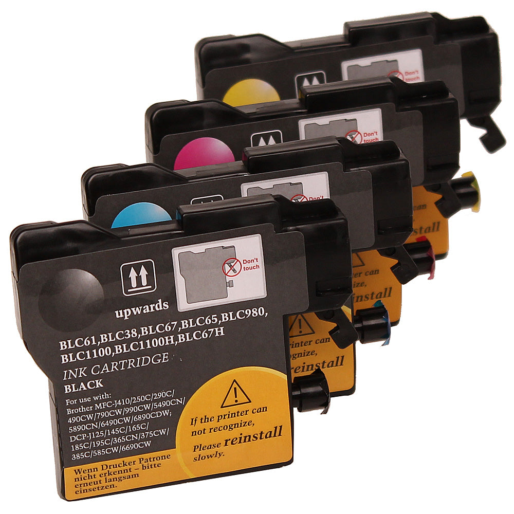 Brother LC980/LC1100 cartridge - 4-Pack Meerkleurig