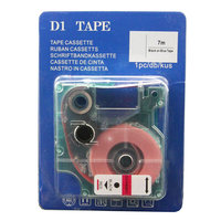 labels voor Dymo 45017 Rood 12mm x 7m voor Labelmanager 100 120P 150 160 200 210D 220P 2