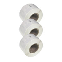 3x Huismerke labels rol voor dymo s0722550 wit 51x19 mm voor labelwriter 5xl 550 550 turbo 4xl 310