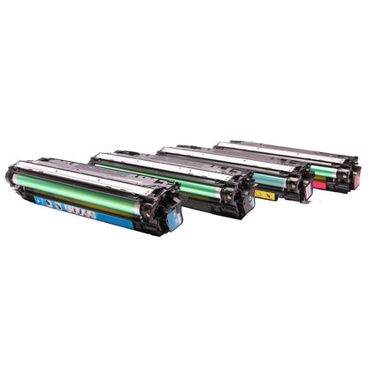 HP 650A (CE270A) toner set - 4-Pack Meerkleurig