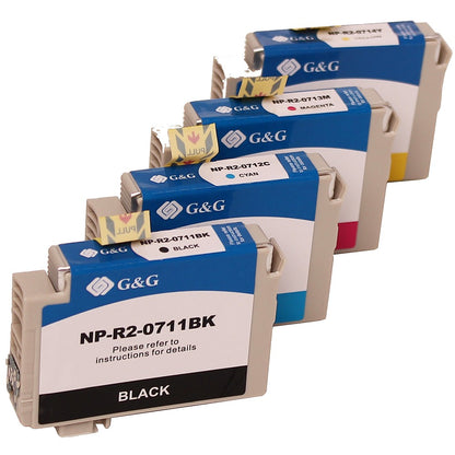 Epson T0711-T0714 cartridge set - 4-Pack Meerkleurig
