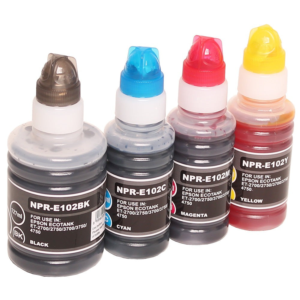 Epson 102 navulinkt - 4-Pack Meerkleurig