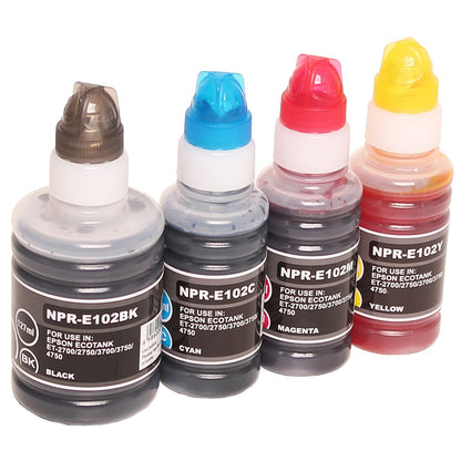 Epson 102 navulinkt - 4-Pack Meerkleurig