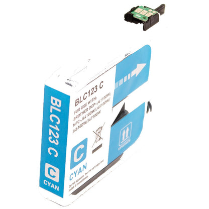 Brother LC123 cartridge - XL 3-Pack Cyaan