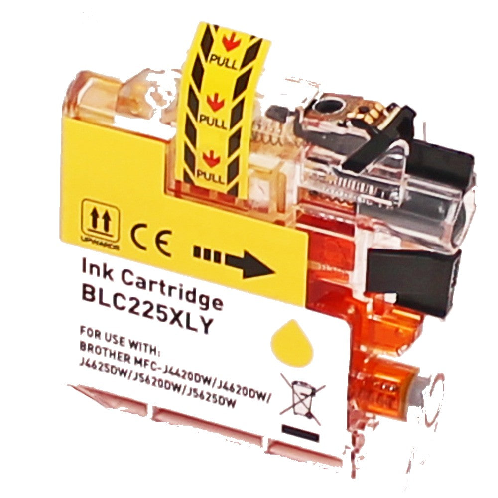 Brother LC225XL cartridge - XL Geel